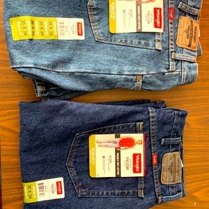2 pair Wrangler Five Star jeans  36x34.